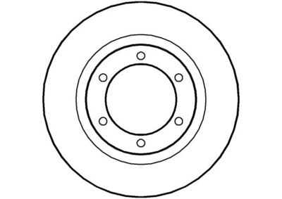 NBD147 NATIONAL Тормозной диск