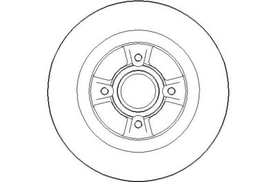 NBD1500 NATIONAL Тормозной диск