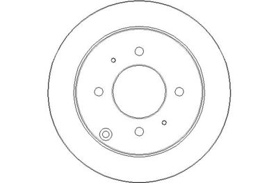 NBD1502 NATIONAL Тормозной диск