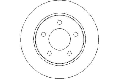 NBD1512 NATIONAL Тормозной диск