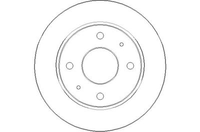 NBD1514 NATIONAL Тормозной диск