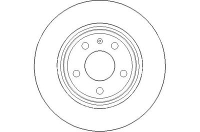 NBD1519 NATIONAL Тормозной диск