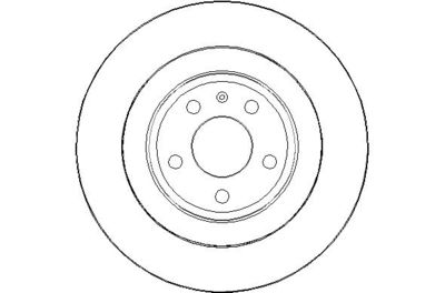 NBD1520 NATIONAL Тормозной диск