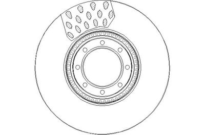 NBD1537 NATIONAL Тормозной диск