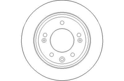 NBD1541 NATIONAL Тормозной диск