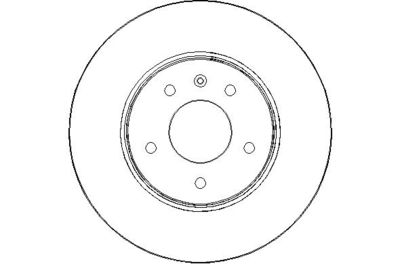 NBD1573 NATIONAL Тормозной диск