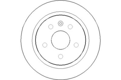 NBD1580 NATIONAL Тормозной диск