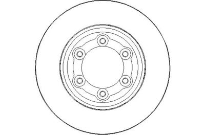 NBD1584 NATIONAL Тормозной диск