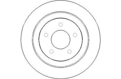 NBD1600 NATIONAL Тормозной диск