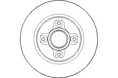 NBD1611 NATIONAL Тормозной диск
