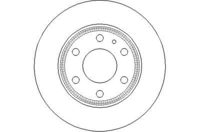 NBD1617 NATIONAL Тормозной диск