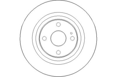 NBD1631 NATIONAL Тормозной диск