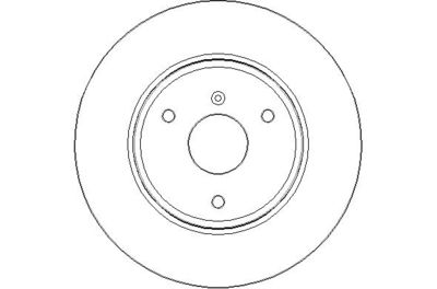 NBD1637 NATIONAL Тормозной диск