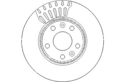 NBD1638 NATIONAL Тормозной диск