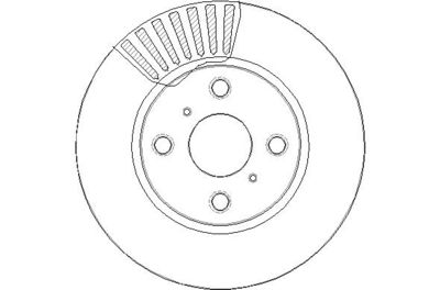 NBD1639 NATIONAL Тормозной диск