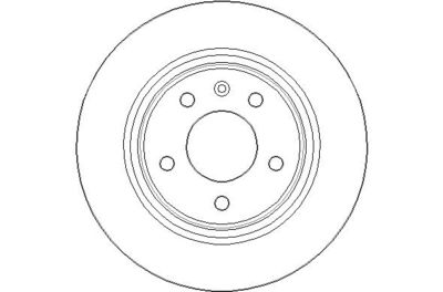 NBD1652 NATIONAL Тормозной диск