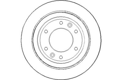 NBD1689 NATIONAL Тормозной диск