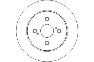 NBD1724 NATIONAL Тормозной диск