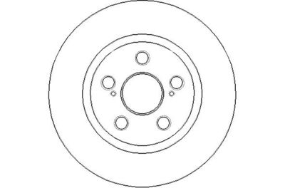 NBD1726 NATIONAL Тормозной диск