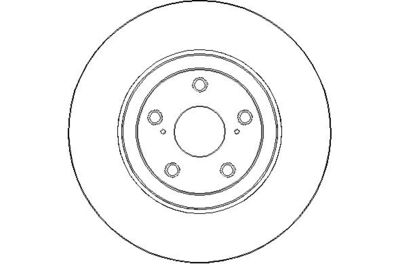 NBD1729 NATIONAL Тормозной диск