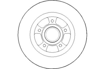 NBD1773 NATIONAL Тормозной диск