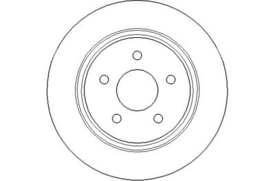 NBD1784 NATIONAL Тормозной диск