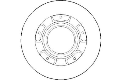 NBD1796 NATIONAL Тормозной диск