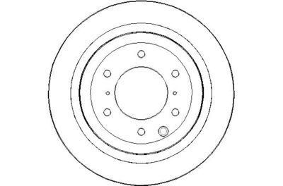 NBD1801 NATIONAL Тормозной диск