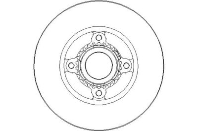 NBD1808 NATIONAL Тормозной диск