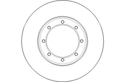 NBD1836 NATIONAL Тормозной диск