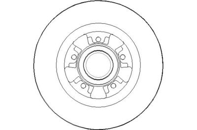 NBD1839 NATIONAL Тормозной диск