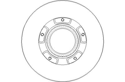 NBD1856 NATIONAL Тормозной диск