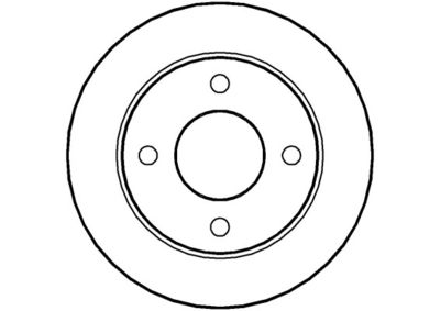 NBD188 NATIONAL Тормозной диск