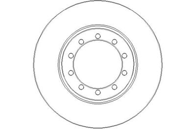 NBD1887 NATIONAL Тормозной диск