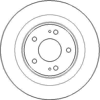 NBD1950 NATIONAL Тормозной диск