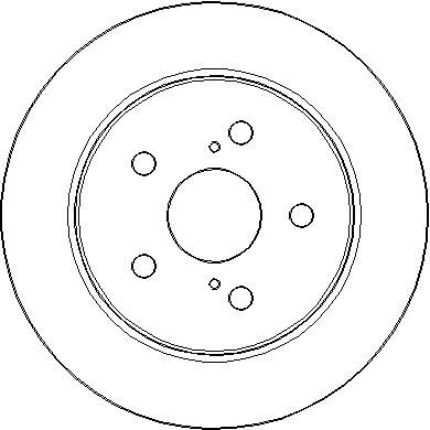 NBD1964 NATIONAL Тормозной диск