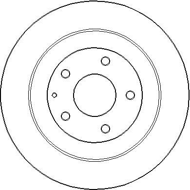 NBD1970 NATIONAL Тормозной диск