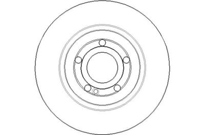 NBD2008 NATIONAL Тормозной диск