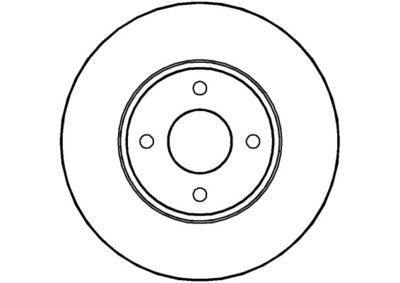 NBD203 NATIONAL Тормозной диск