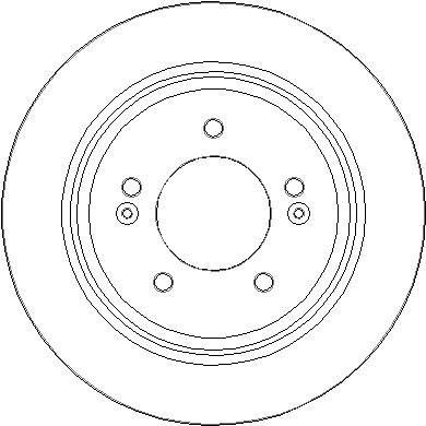 NBD2051 NATIONAL Тормозной диск