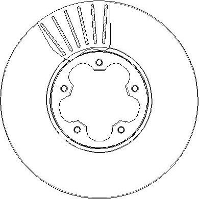 NBD2061 NATIONAL Тормозной диск
