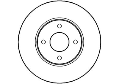 NBD207 NATIONAL Тормозной диск