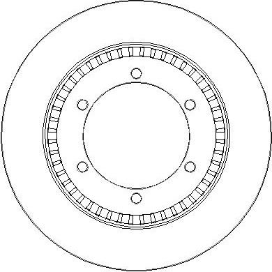 NBD2075 NATIONAL Тормозной диск