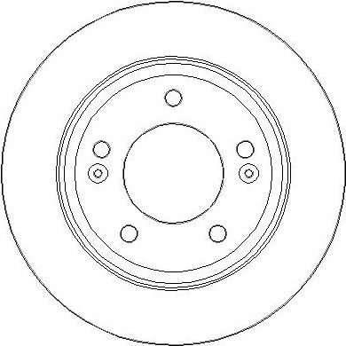 NBD2088 NATIONAL Тормозной диск