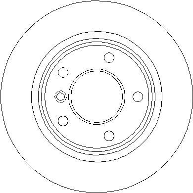 NBD212 NATIONAL Тормозной диск