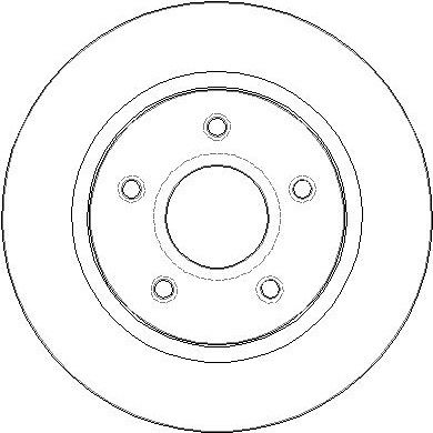 NBD2141 NATIONAL Тормозной диск