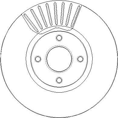 NBD2147 NATIONAL Тормозной диск