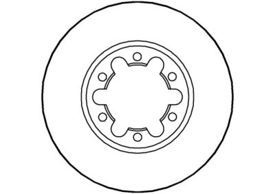 NBD231 NATIONAL Тормозной диск