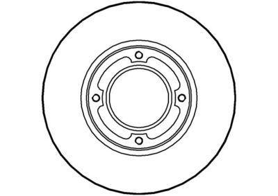 NBD254 NATIONAL Тормозной диск