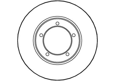 NBD282 NATIONAL Тормозной диск